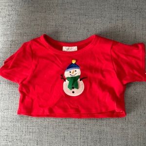 Build-a-Bear Accessory—Snowman Shirt